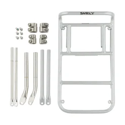 Surly 8-Pack Bagagedrager Voor 2.0 - zilver