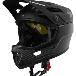 Downhill Helmen < SWEET Protection Arbitrator MIPS Helm - Matte Black/Natural Carbon
