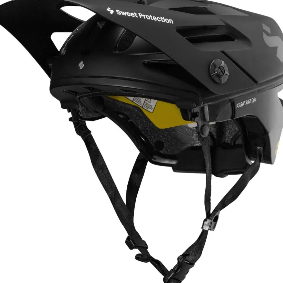 Downhill Helmen < SWEET Protection Arbitrator MIPS Helm - Matte Black/Natural Carbon