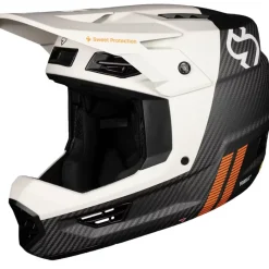 Downhill Helmen < SWEET Protection Fixer Carbon 2Vi IP He - Bronco White