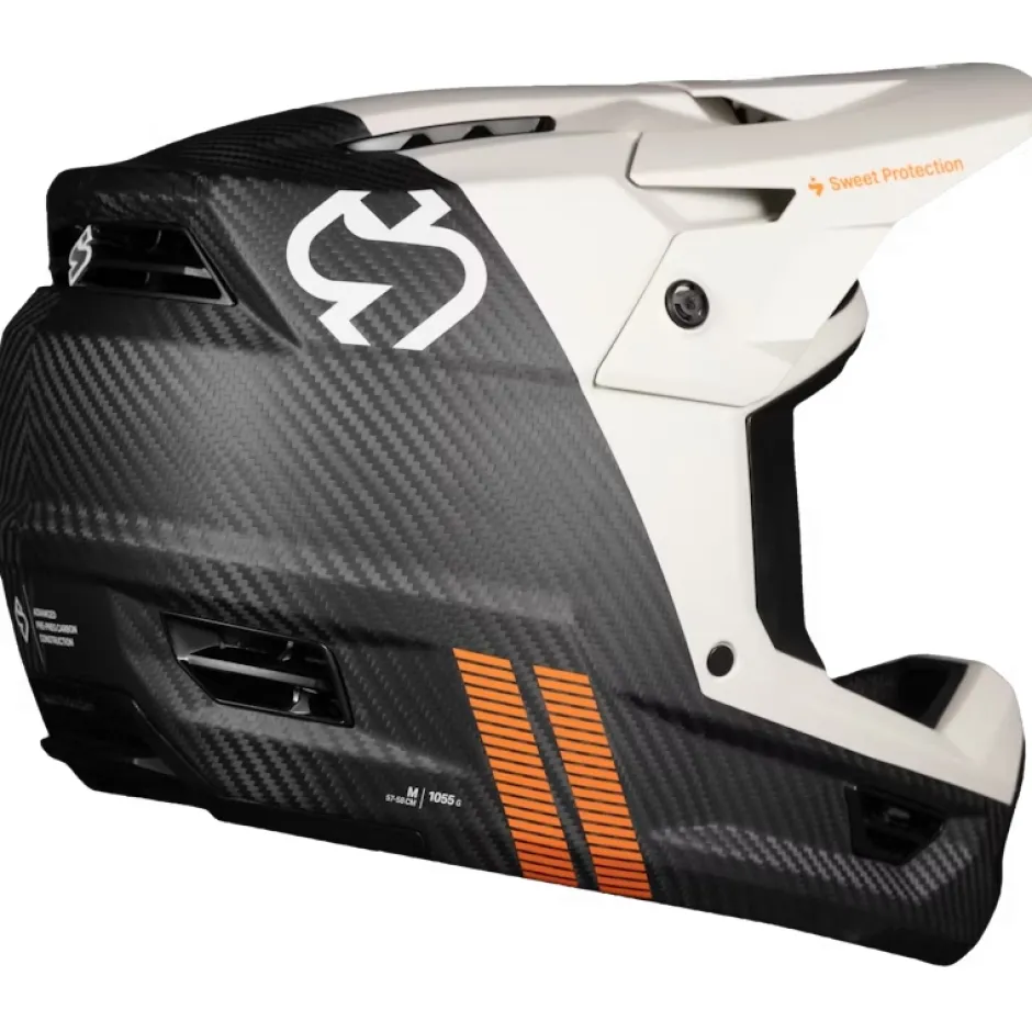 Downhill Helmen < SWEET Protection Fixer Carbon 2Vi IP He - Bronco White
