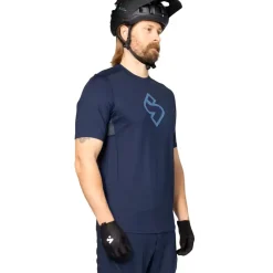 Mtb-Shirts < SWEET Protection Hunter Fiethirt met Korte Mouwen Heren - Navy Blazer