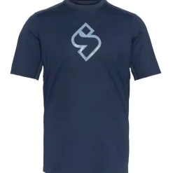 Mtb-Shirts < SWEET Protection Hunter Fiethirt met Korte Mouwen Heren - Navy Blazer