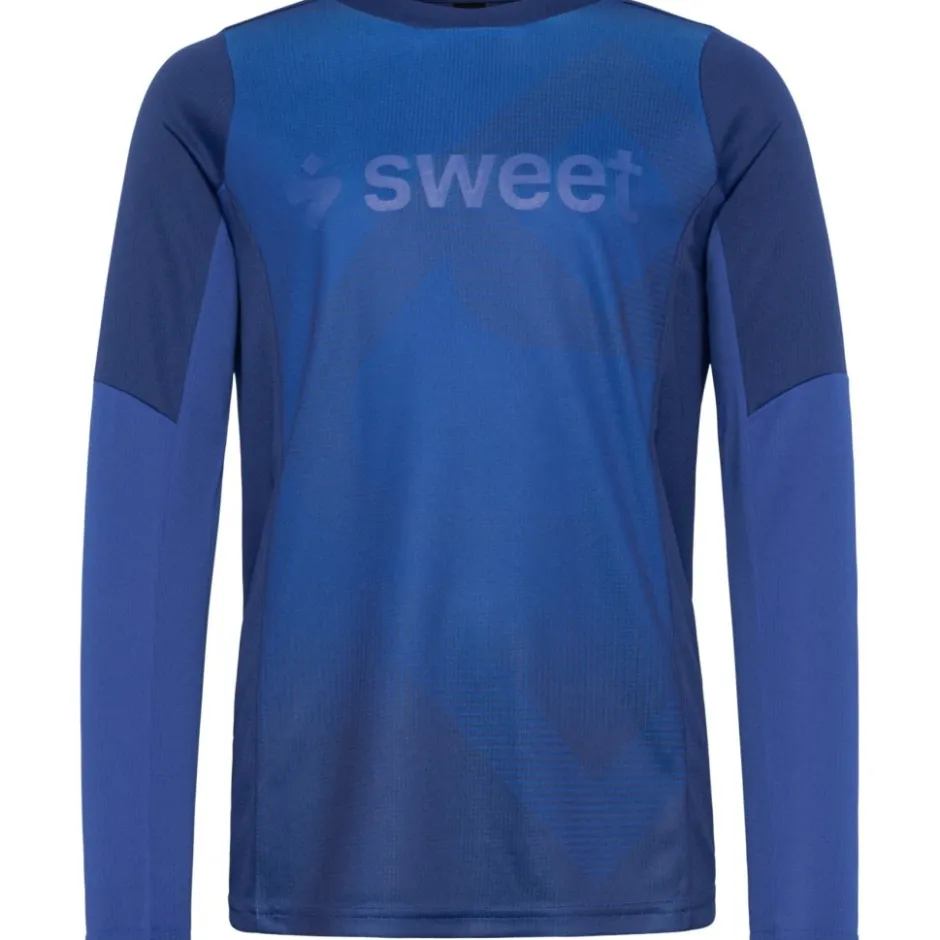 Shirts Kinderen < SWEET Protection Hunter II Trail Fietsshirt met Lange Mouwen Kinderen - Blue Depths