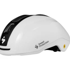 Racefietshelmen|Tijdrithelmen < SWEET Protection Tucker 2Vi MIPS Helm - Matte White