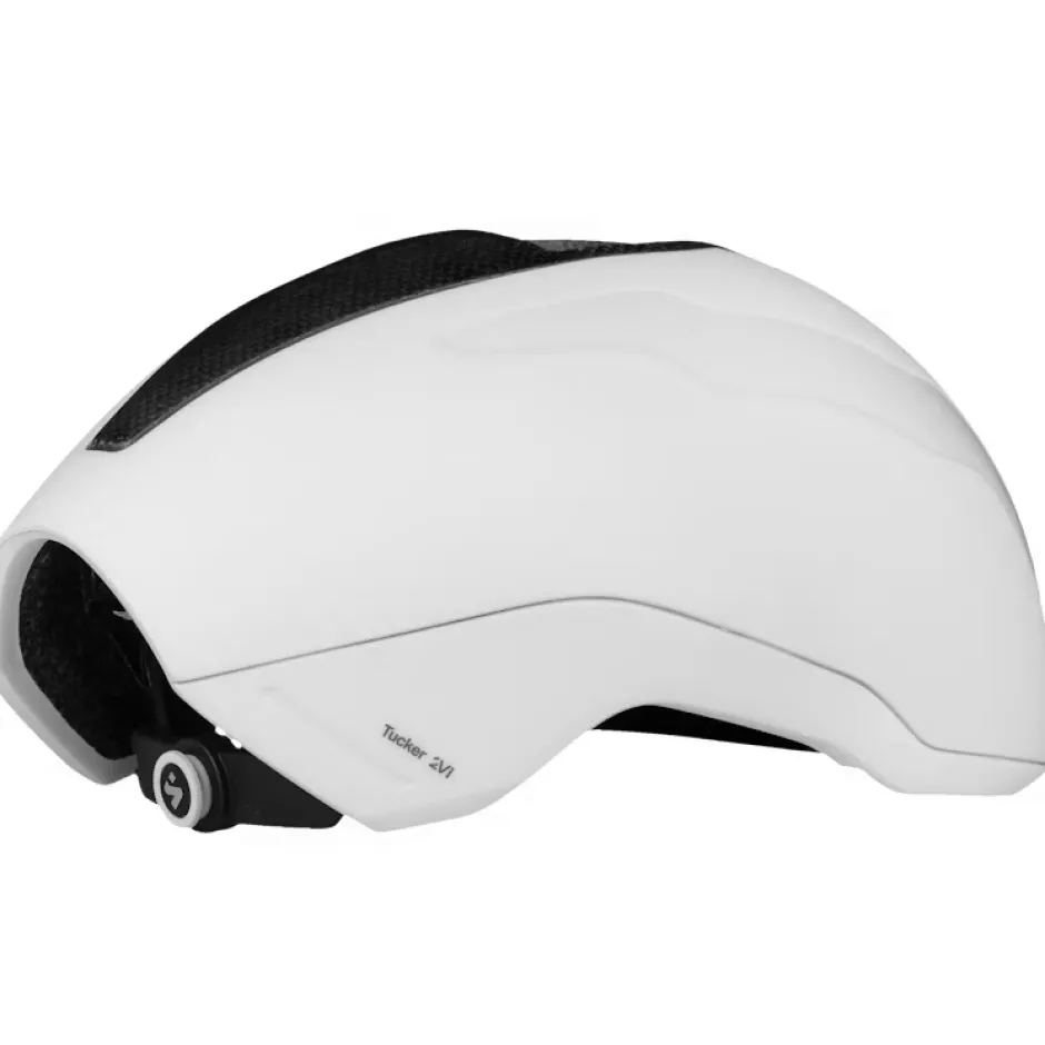 Racefietshelmen|Tijdrithelmen < SWEET Protection Tucker 2Vi MIPS Helm - Matte White