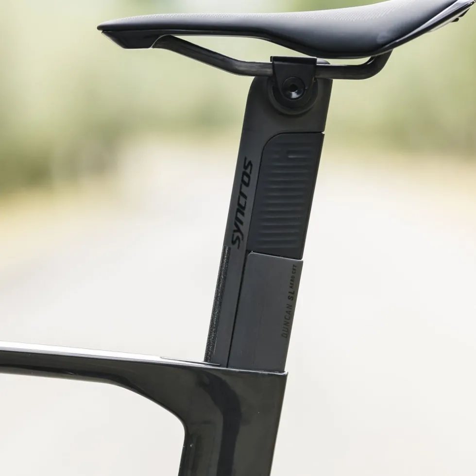 Syncros Duncan SL Aero CFT Zadelpen voor Scott Foil 3 RC / Plasma TT - Carbon - 0mm Offset | zwart