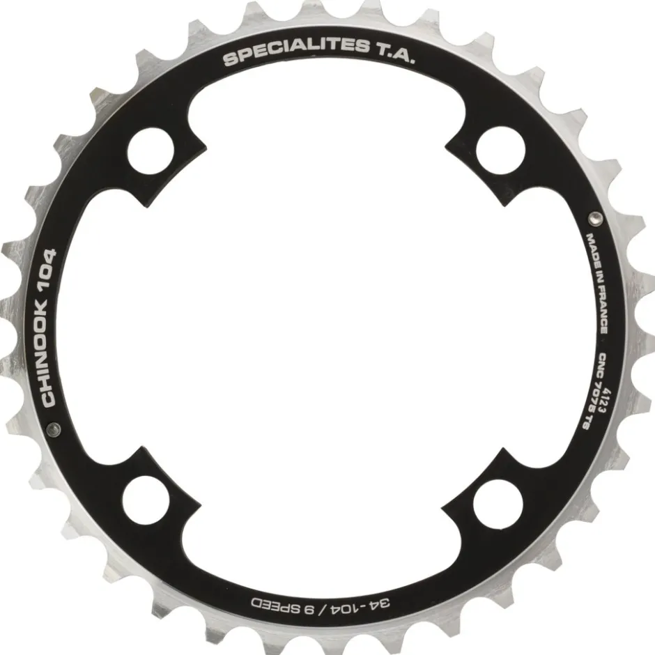 Kettingbladen < TA Specialites Chinook Kettingblad - MTB 4-Arm 104mm 9-fach - different colors