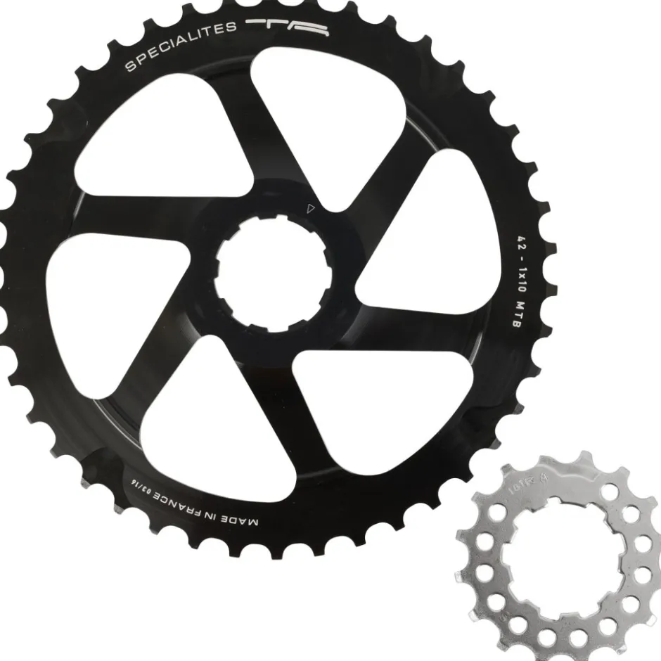 Tandwielen < TA Specialites Ombouwset voor 10-speed Shimano/SRAM Cassettes - 42 Tanden