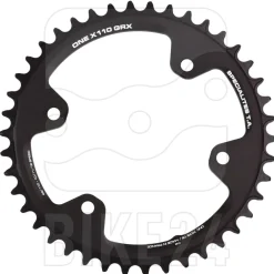 TA Specialites ONE X110 Chainring for Shimano GRX - 4-Arm - 110mm - black