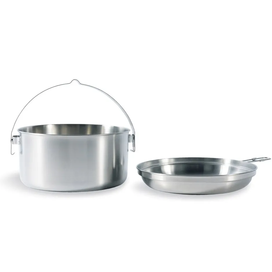Campingservies & Bestek < Tatonka Cookset Kettle 4,0 Set Pot and Pan
