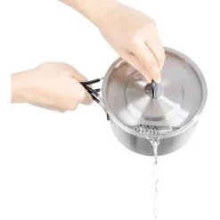 Tatonka Kettle II 1.0L Pot van roestvrij staal
