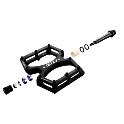 Tatze CONTACT CNC Junior Platformpedalen - blauw