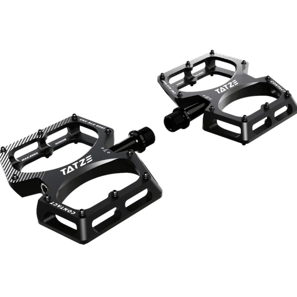 Tatze CONTACT CNC Junior Platformpedalen - zwart