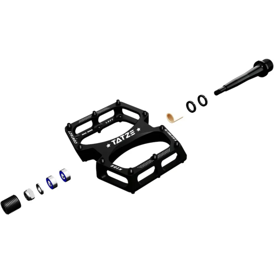 Platformpedalen < Tatze CONTACT CNC Kids Platformpedalen - blauw