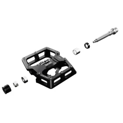 Klikpedalen|Combi Pedalen < Tatze CONTACT Combi Hybridpedalen - zwart