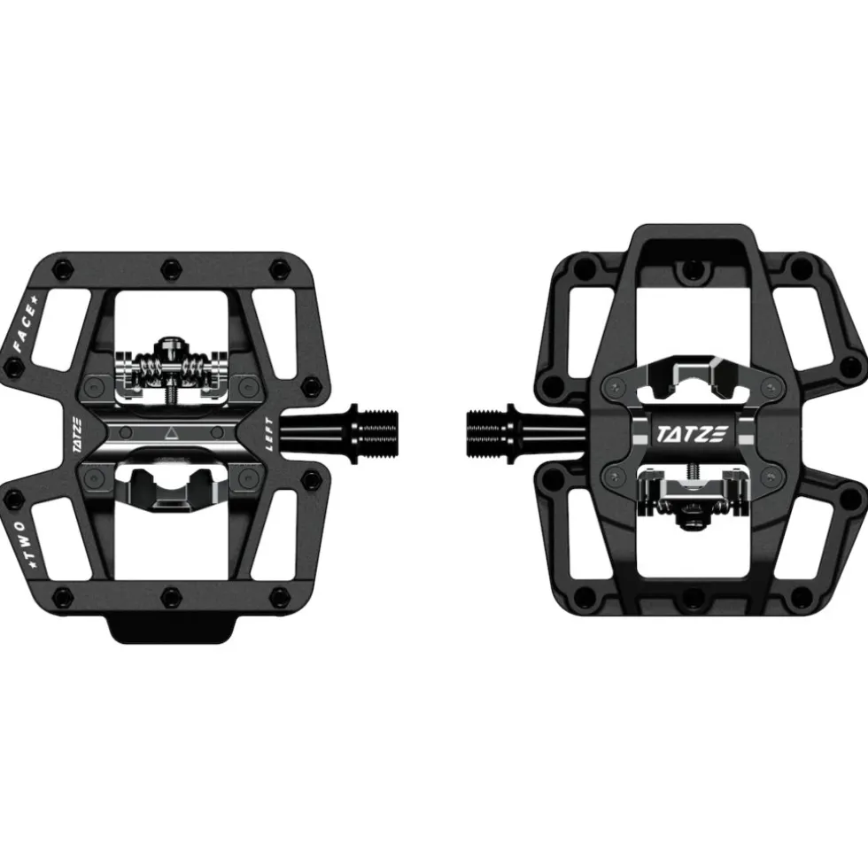 Tatze TWO-FACE Composite Hybridpedalen - zwart