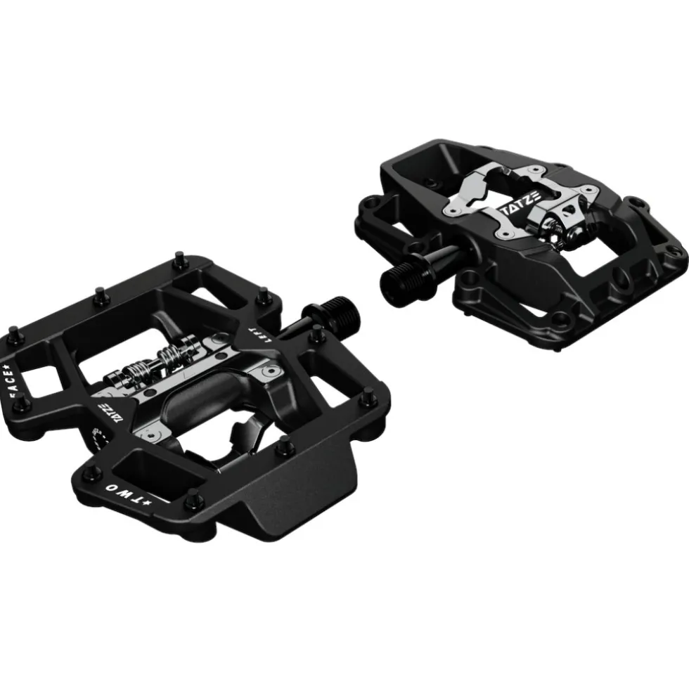 Tatze TWO-FACE Composite Hybridpedalen - zwart