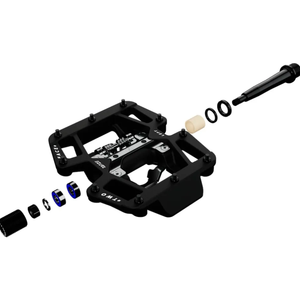 Tatze TWO-FACE Composite Hybridpedalen - zwart