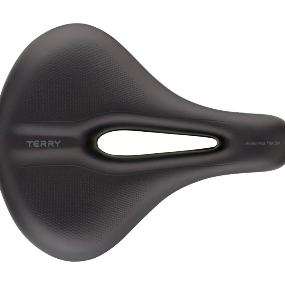 Terry Anatomica Flex Gel Men Saddle - black