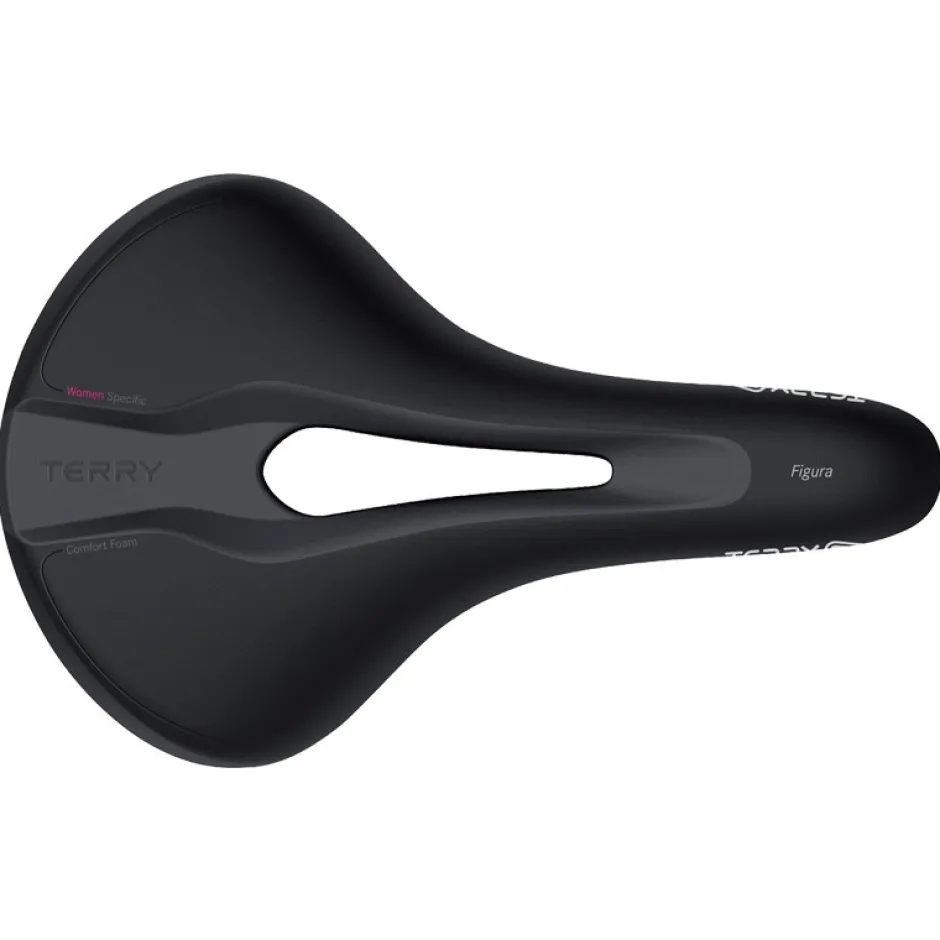 Zadels < Terry Figura Gel Max Women Fitness Saddle - black