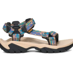 Teva Terra Fi 5 Universal Sandalen voor dames - tree cover neon spring