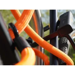 Beugelsloten < Texlock tex–lock eyelet incl. D-lock u-slot - 160cm - acid orange