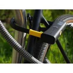 tex–lock eyelet incl. D-lock u-slot - 120cm - electric grey