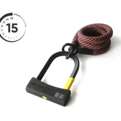 tex–lock eyelet incl. D-lock u-slot - 120cm - chateau red