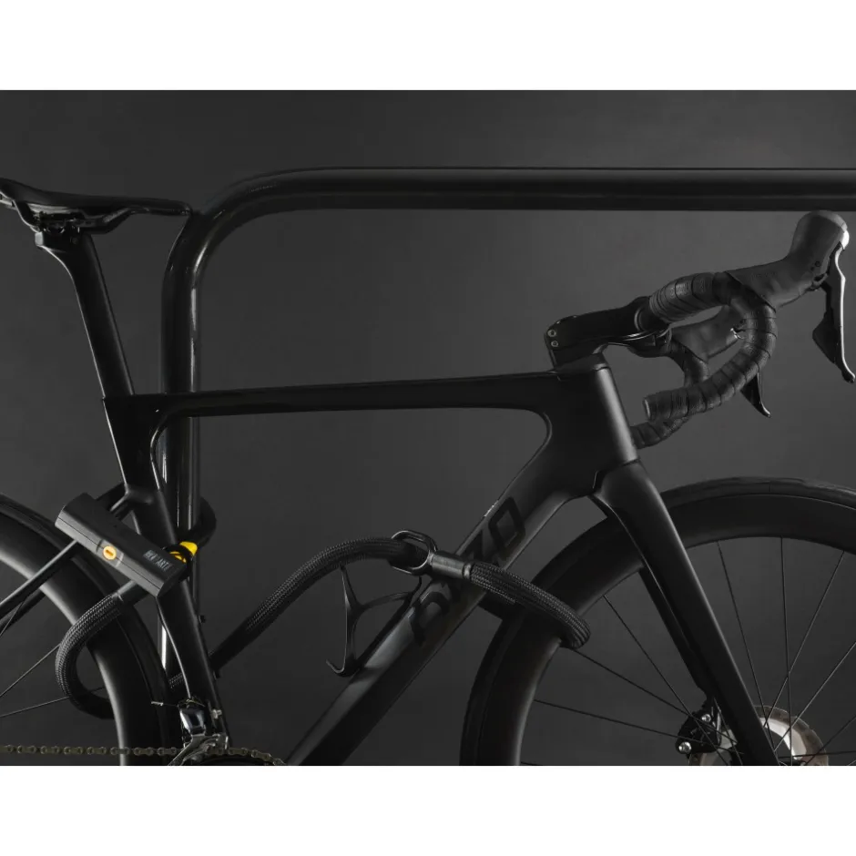 Beugelsloten < Texlock tex–lock eyelet incl. D-lock u-slot - 120cm - onyx black