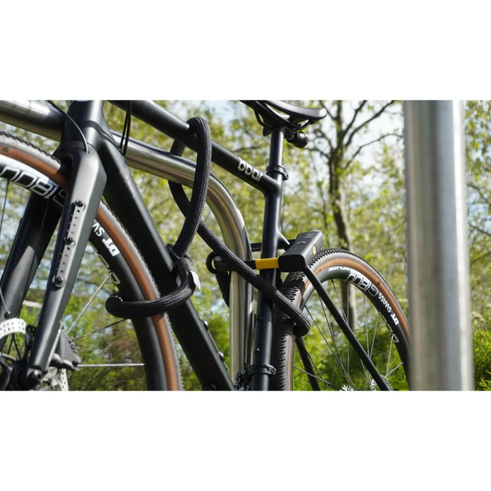 tex–lock eyelet incl. D-lock u-slot - 160cm - onyx black
