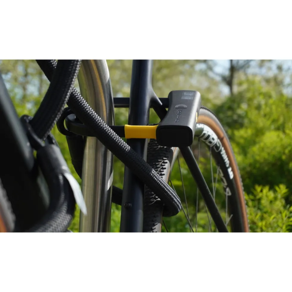 tex–lock eyelet incl. D-lock u-slot - 160cm - onyx black