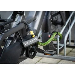 Beugelsloten < Texlock tex–lock eyelet incl. D-lock u-slot - 120cm - stardust
