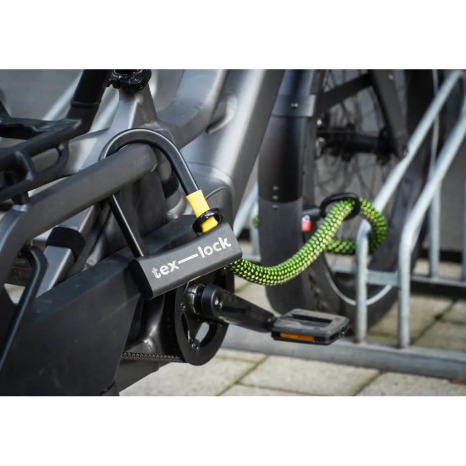 Beugelsloten < Texlock tex–lock eyelet incl. D-lock u-slot - 120cm - stardust
