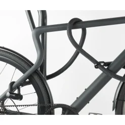 Beugelsloten < Texlock tex–lock eyelet incl. U/X-lock u-slot - 160cm - onyx black