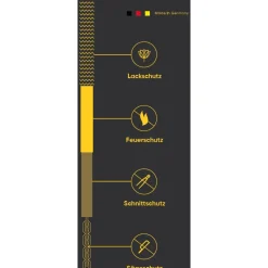 Beugelsloten < Texlock tex–lock eyelet incl. U/X-lock u-slot - 100cm - electric grey