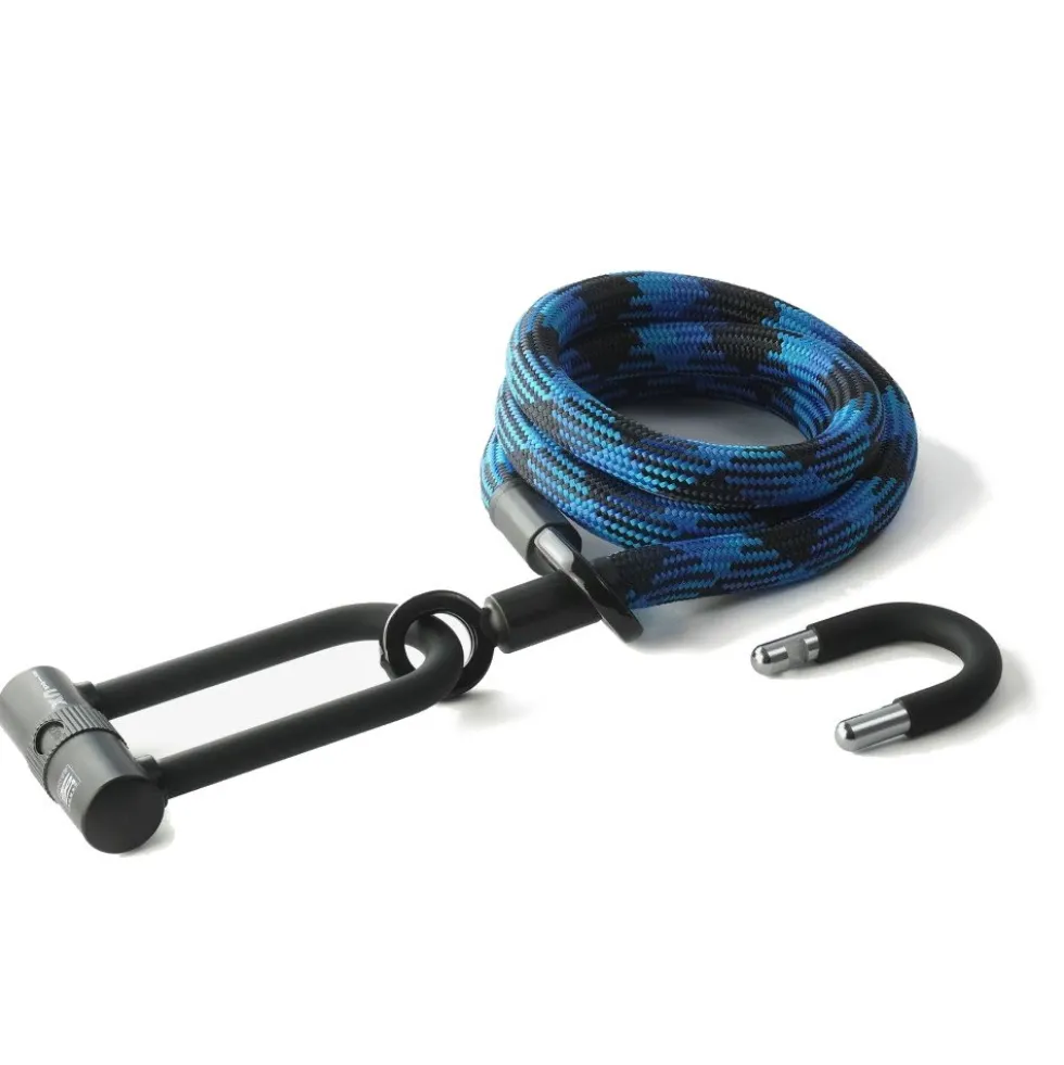 tex–lock eyelet incl. U/X-lock u-slot - 160cm - morpho blue