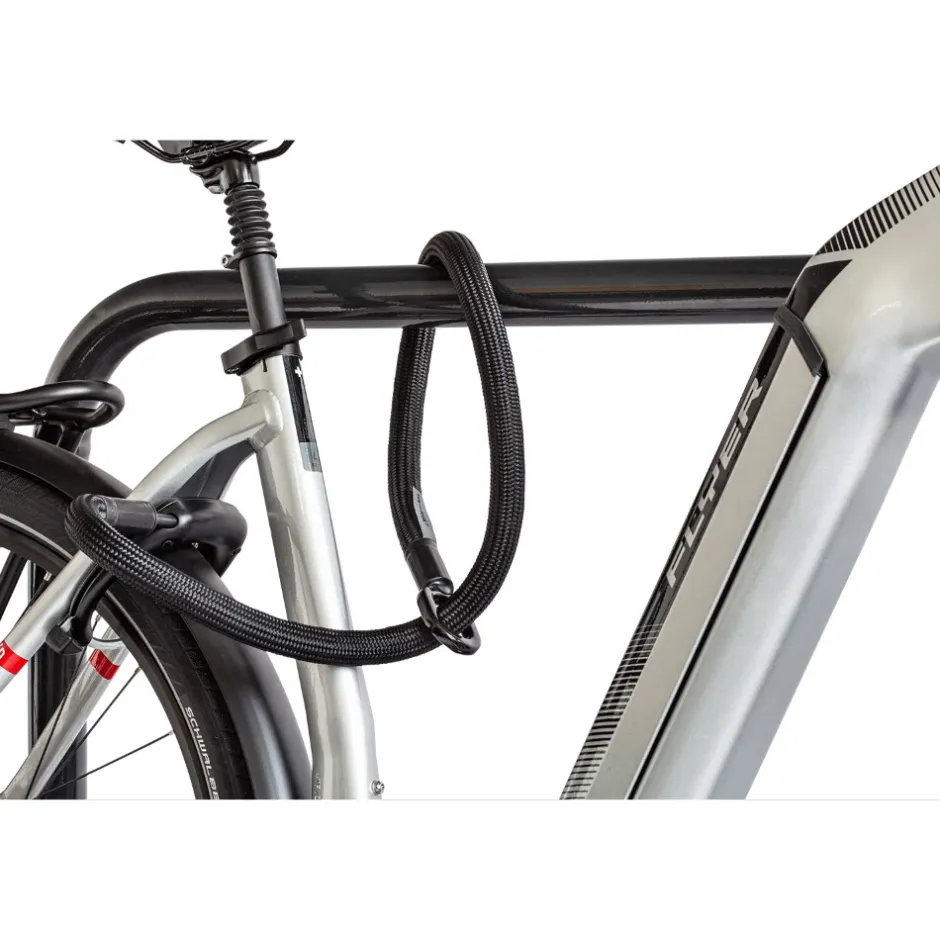 Sloten Accessoires < Texlock tex–lock mate Insteekkoord voor frameslot - 120cm - onyx black
