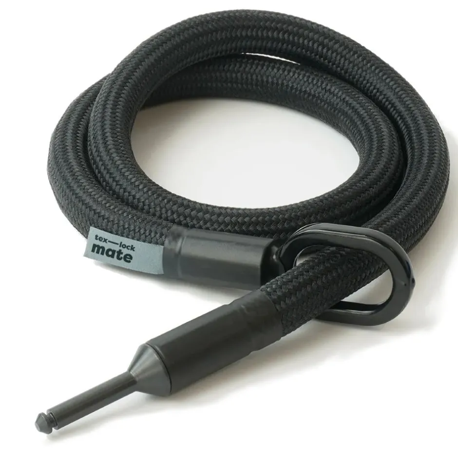 Sloten Accessoires < Texlock tex–lock mate Insteekkoord voor frameslot - 120cm - onyx black
