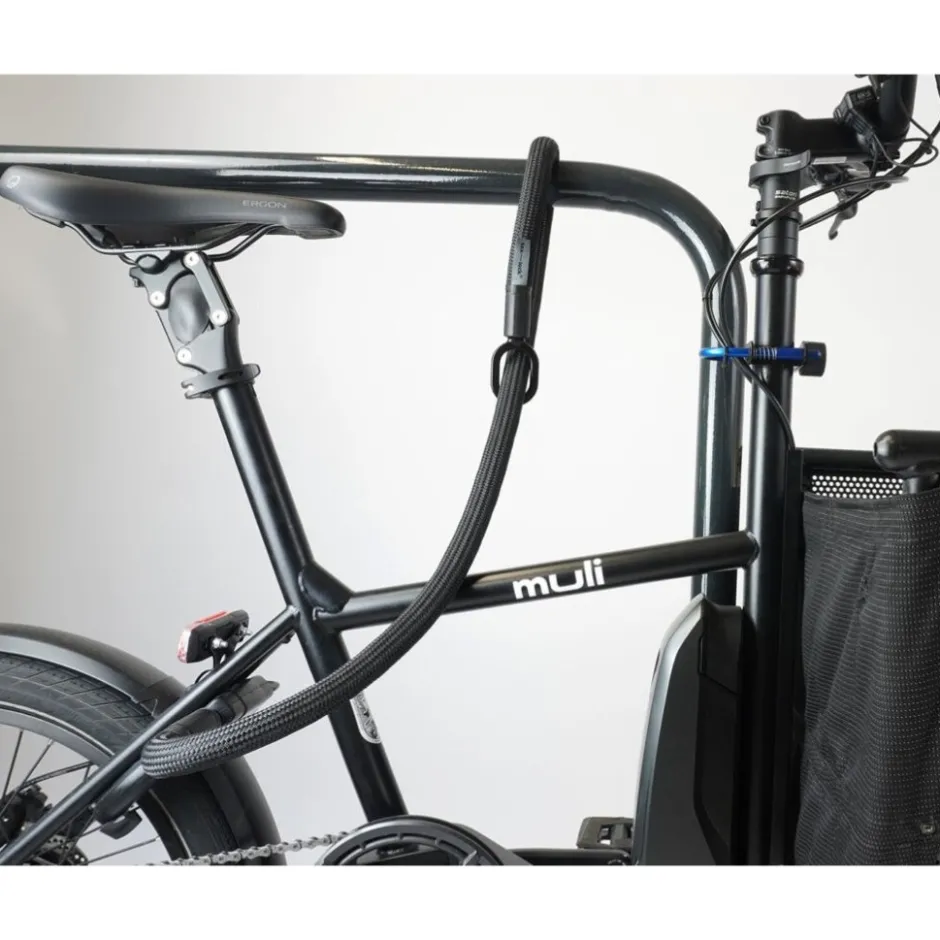 Sloten Accessoires < Texlock tex–lock mate Insteekkoord voor frameslot - 160cm - onyx black