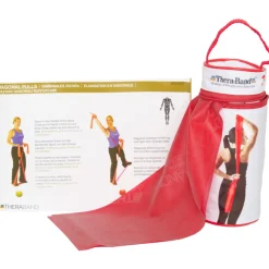 TheraBand Exercise Band Physioband 2,5m - red - medium strong