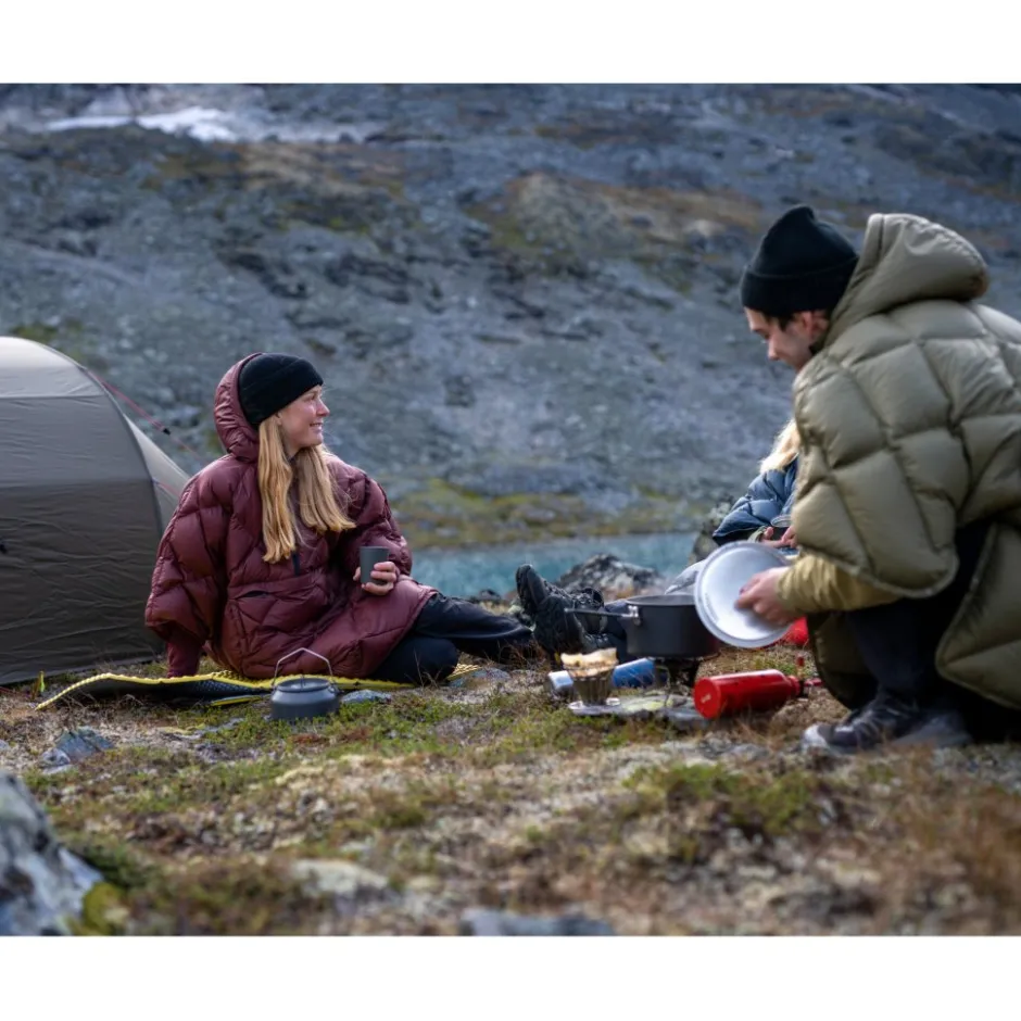 Slaapzakken < Therm-a-Rest Honcho Poncho Down - Deken - Dark Olive
