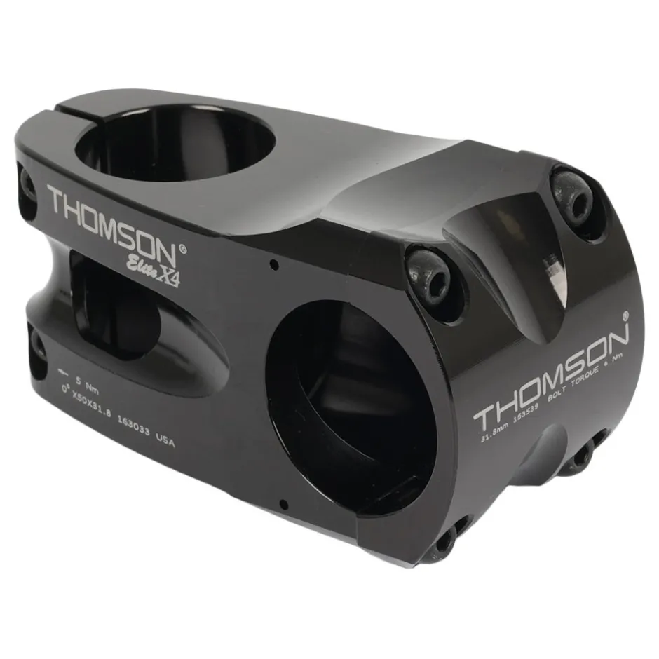 Stuurpennen < Thomson Elite X4 - 31.8 mm - MTB-Stuurpen - 1 1/8" - 40-60mm - black
