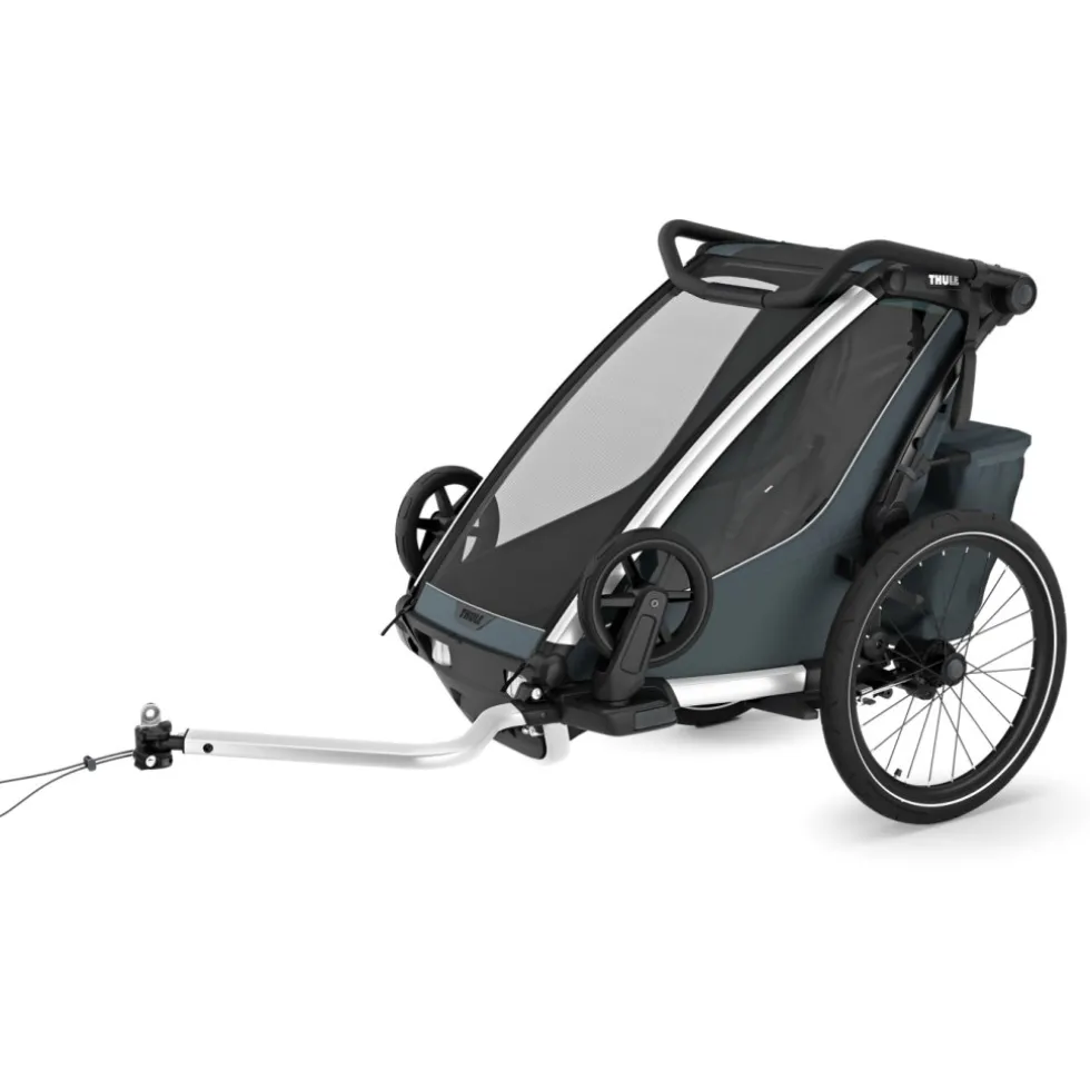 Thule Chariot Cross 2 Single - Fietskar voor Kinderen - dark slate