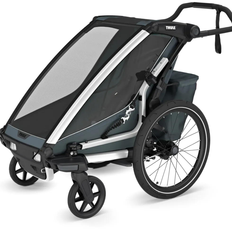 Thule Chariot Cross 2 Single - Fietskar voor Kinderen - dark slate