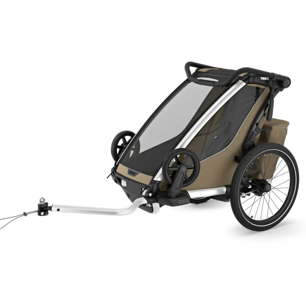 Thule Chariot Cross 2 Single - Fietskar voor Kinderen - faded khaki