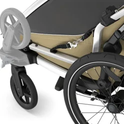 Thule Chariot Cross 2 Single - Fietskar voor Kinderen - faded khaki