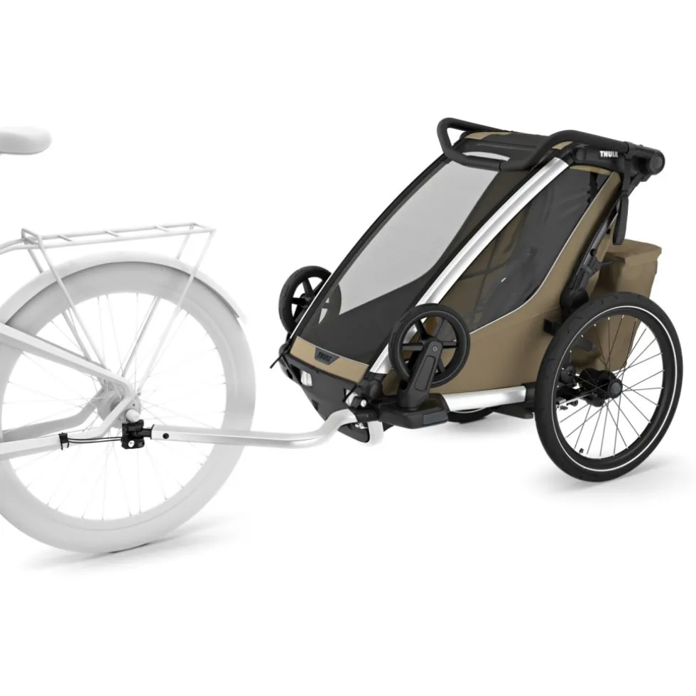 Thule Chariot Cross 2 Single - Fietskar voor Kinderen - faded khaki