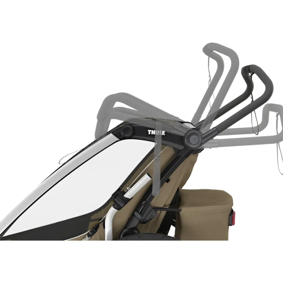 Thule Chariot Cross 2 Single - Fietskar voor Kinderen - faded khaki