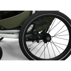 Thule Chariot Lite 2 - Fietskar voor 2 Kinderen - vintage green